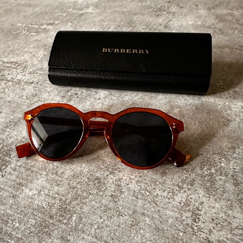 Burberry Amber Sunglasses with Dark Lenses